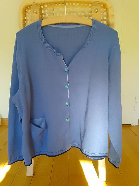Gudrun Sjöden Giacche: Gudrun Sjöden: Strickjacke BW Gr. L – Nuovo (secondo la descrizione) da Bern venduto da samtgrau