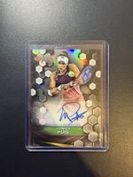 2024 Topps Graphite Tennis Munica Puig Auto on card