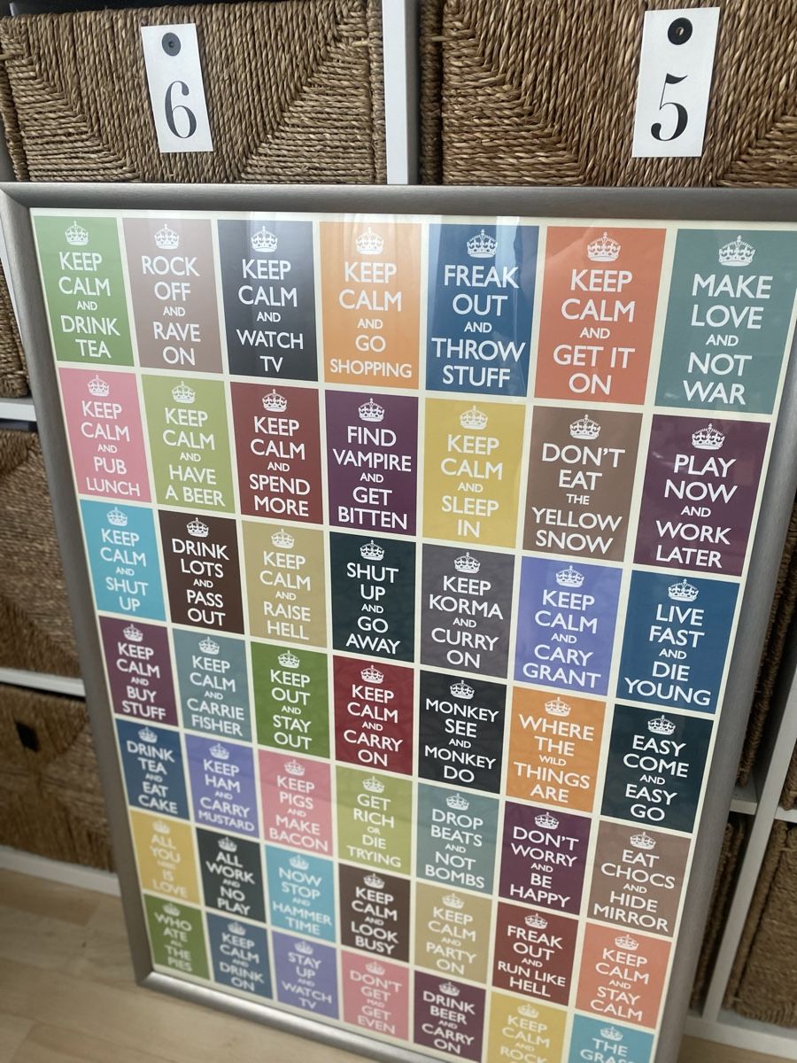 Poster & Bilder: Keep calm and carry on bild – Gebraucht aus Safenwil von rgs_tg62 1
