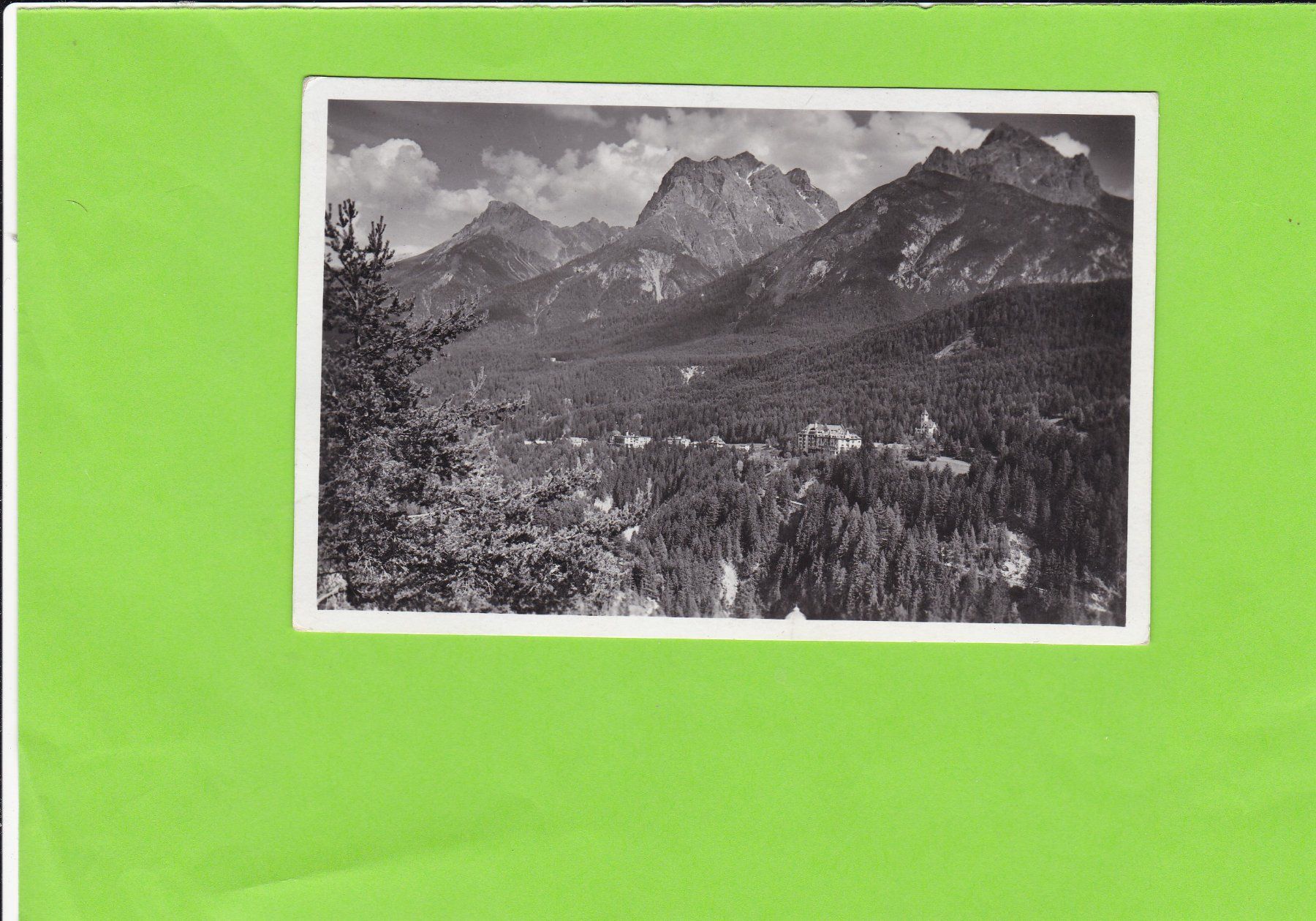 Cartoline postali: Vulpera mit Lischanna-Gruppe – Usato da St. Peterzell venduto da neckertal