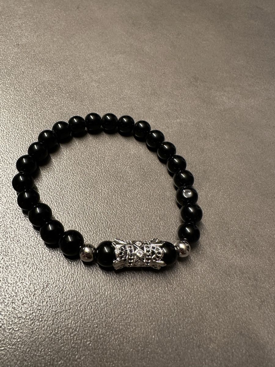 Armbänder & -reifen: Modischer Onyx Armschmuck mit Krone/Löwe/Silber Muster! – Neu (gemäss Beschreibung) aus Weinfelden von dyildiz95 3