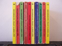 10 Stück LUSTIGES TASCHENBUCH LTB 74 - 101 alle Erstausgaben