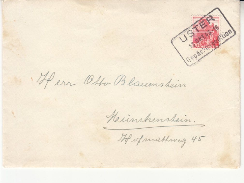 Alle Briefmarken: Bahnstempel 40er/50er Jahre 7 Briefe – Gebraucht aus Bürglen TG von StampGraf 2