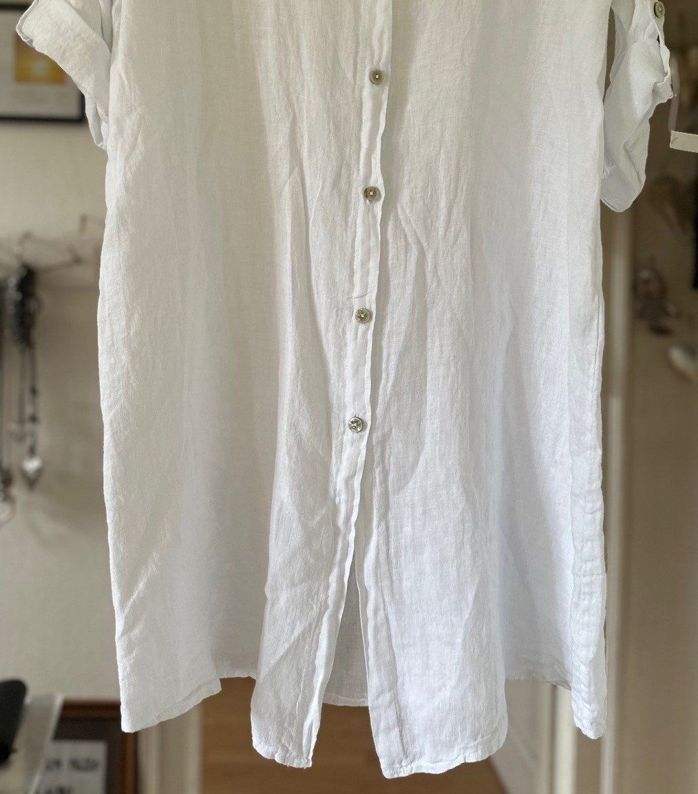 Camicette: LONGUE CHEMISE EN LIN!! M – Nuovo e nell'imballaggio originale da Locarno venduto da NicoNion 2