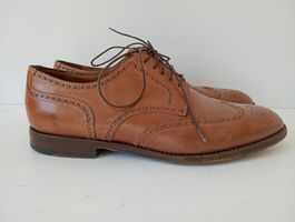Franceschetti Brogue Oxford Herrenschuhe Gr. 41 Braun Leder