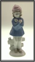 frierendes Mädchen GDR Gräfenthal Porzellanfigur 🍀