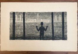 Lithographie- signiert 50x32.5cm