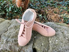 Turnschuh/Halbschuh rosa New Look,Gr.37,fast NEU