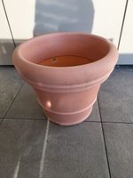 Grosser Blumentopf Kunststoff Garten Deko ca 50x42
