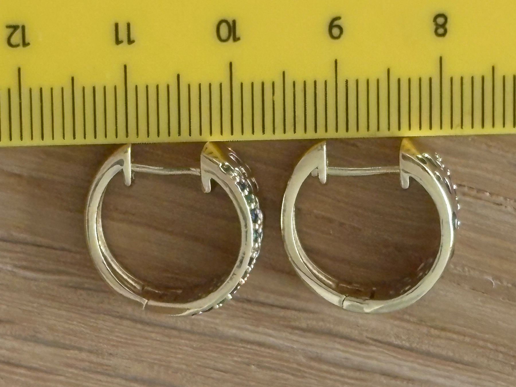 Orecchini pendenti & Orecchini a lobo: Luxus Elegante Mini Ohrstecker Farbe :Gold / Grün – Nuovo (secondo la descrizione) da Biel-Bienne venduto da Roserosse13 4