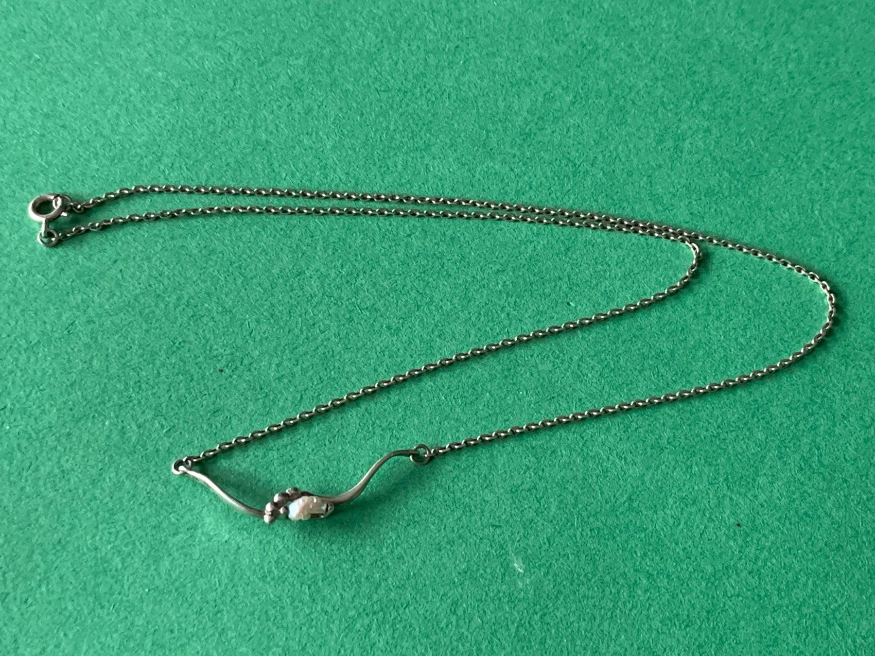 Catenine: Silberkette feine Perle (40cm) super Geschenk – Usato da Laufen venduto da Bellebellezza 2