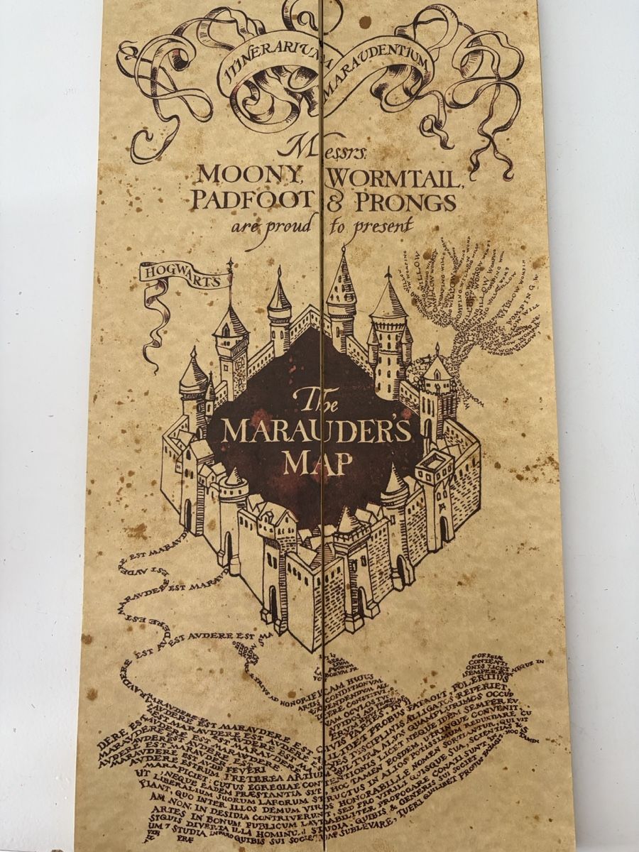 Tutte le decorazioni: Marauders Map Harry Potter Replikat – Nuovo (secondo la descrizione) da Oppligen venduto da anj_958g