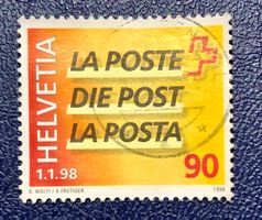 Nr.937 Neues Post-Signet  Sondermarken GESTEMPELT 1998   