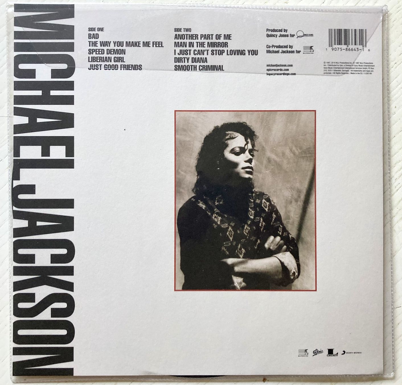 Vinyles: MICHAEL JACKSON - BAD – D'occasion à Bottens par hotter-than-hell 1