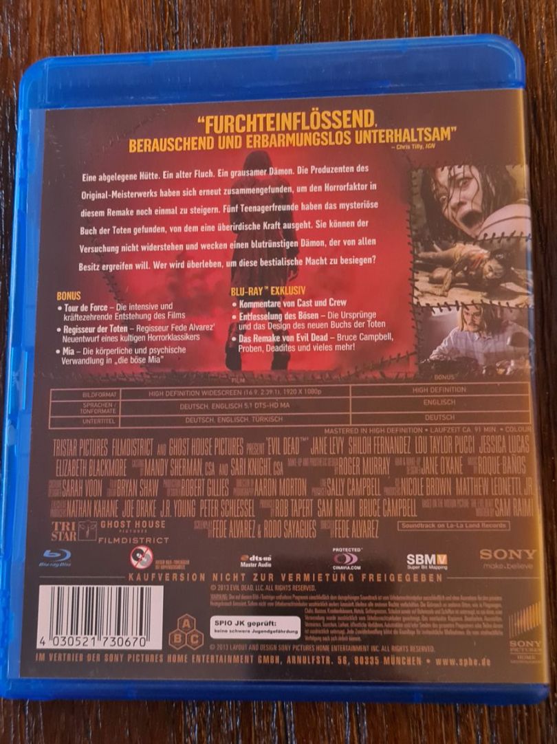 Alle DVDs: Evil Dead Remake (H) – Neu (gemäss Beschreibung) aus Oberkirch LU von ThE_CoLLecTor666 1