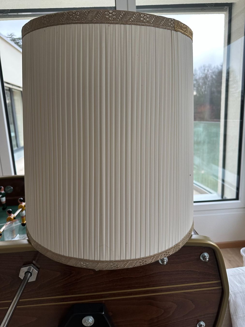 Lampenschirme: Lampenschirm in pleated silk XXL – Gebraucht aus Chambésy von mariuselus 6