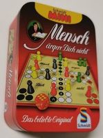 Brettspiel Mensch ärgere Dich nicht in Metalldose