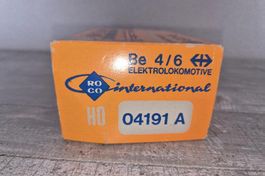 Roco Leerkarton / OVP Nr. 04191 A für Be 4/6 SBB (o. ähnlich