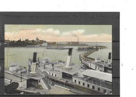 Romanshorn 1906 Dampfschiffe im Hafen
