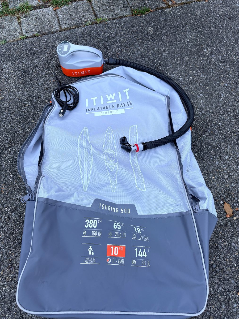 Decathlon Boote: SCHNAEPPCHEN: "Profi"-Kajak mit Drop-Stich Technologie – Gebraucht aus Wittenbach von mal_ll8g 6