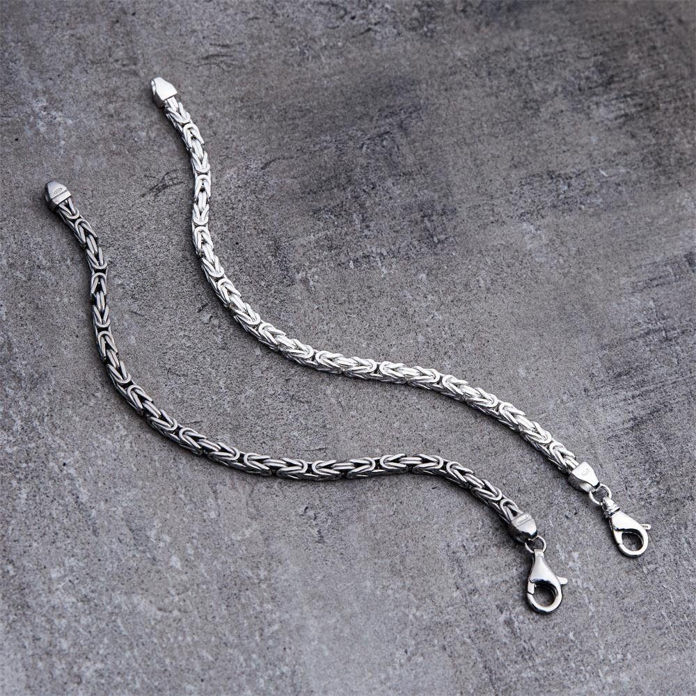 Bracciali & Braccialetti: Armband Königsketten 4,2mm Silber – Nuovo e nell'imballaggio originale da Hemmental venduto da 18kGold 1