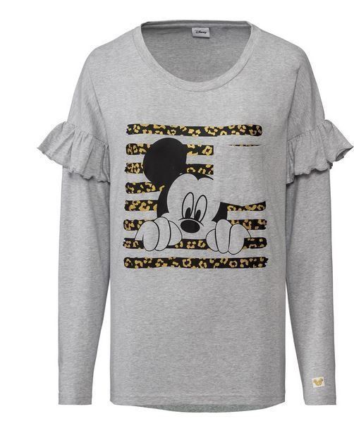 Pullover & Sweatshirts: Mickey shirt / pull fin manches longues gris S NEUF – Neu und originalverpackt aus Lutry von kylab7