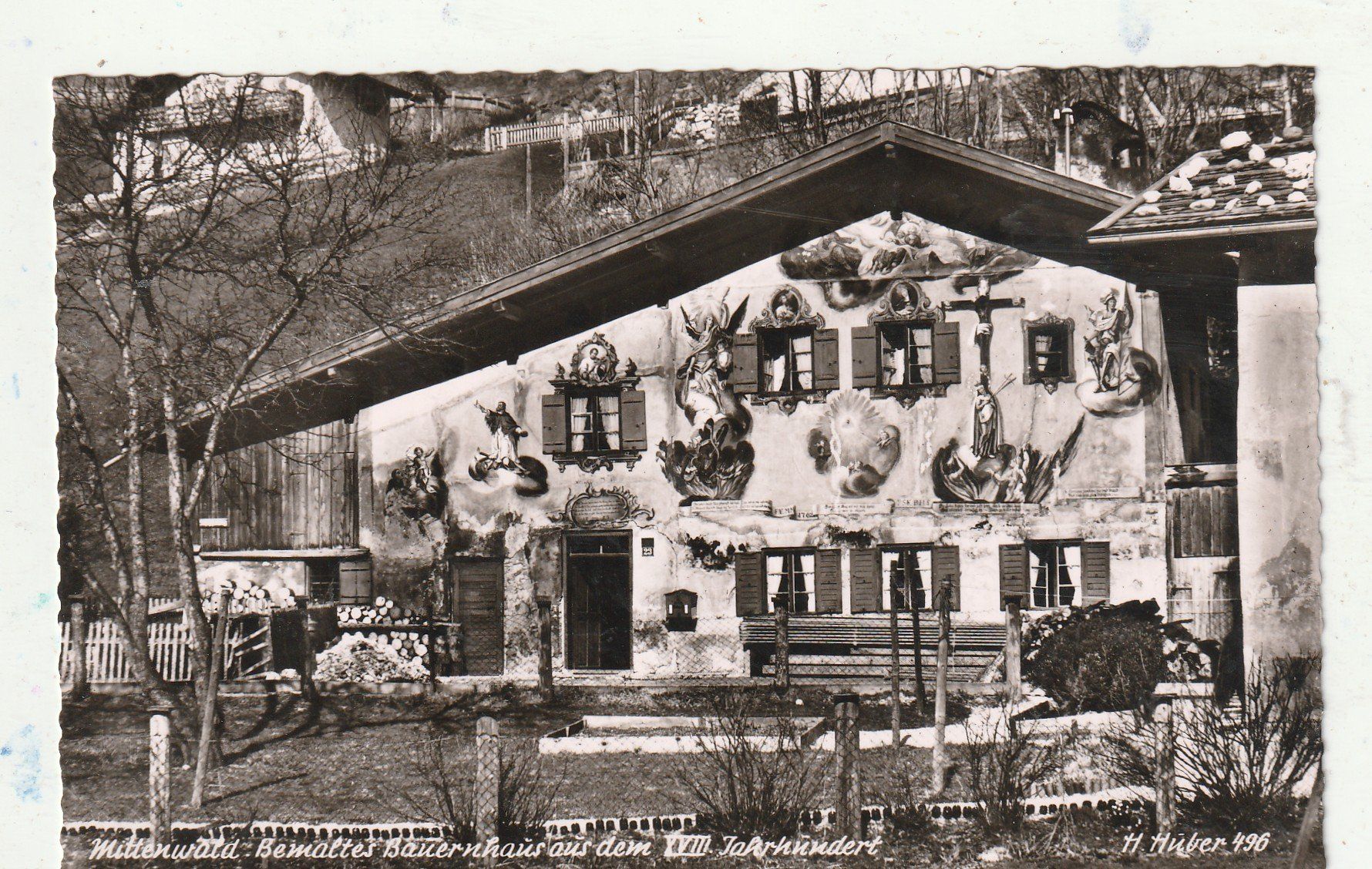 Cartoline postali: Haus in Mittelwald – Usato da Lumbrein venduto da made02
