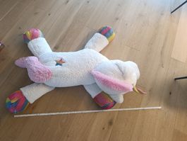 Grosses Plüsch Einhorn, super Zustand, ca120 cm lang!