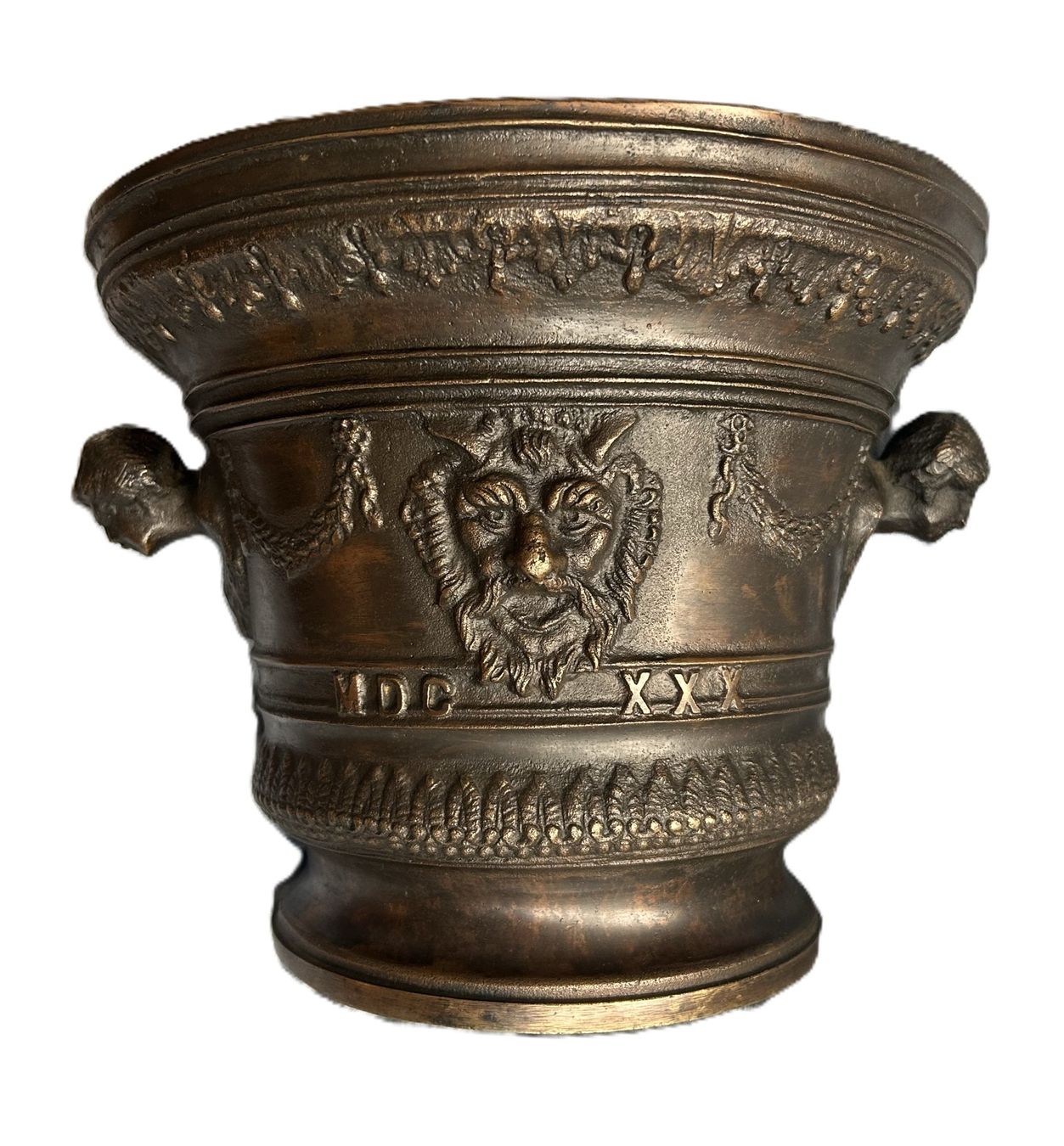 Altro per cucinare: Mörser mit Pistill, datiert 1630 – Usato da Wolfhausen venduto da Mondschii
