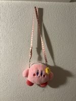 Sac bandoulière Kirby en peluche rose état neuf