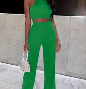 ‼️brand NEW‼️ Stylish Green Two-Piece Set