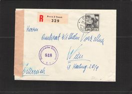 Zensurbrief mit FM Nr. 246 , 29.Vl.1942 nach Wien