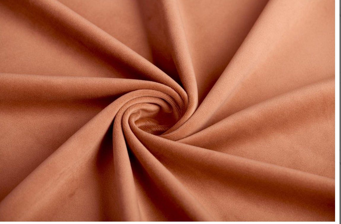 Tessuti: Stoff Velour Walnuss Meterware – Nuovo e nell'imballaggio originale da Adlikon b.Regensdorf venduto da MK-VORHANGSERVICE