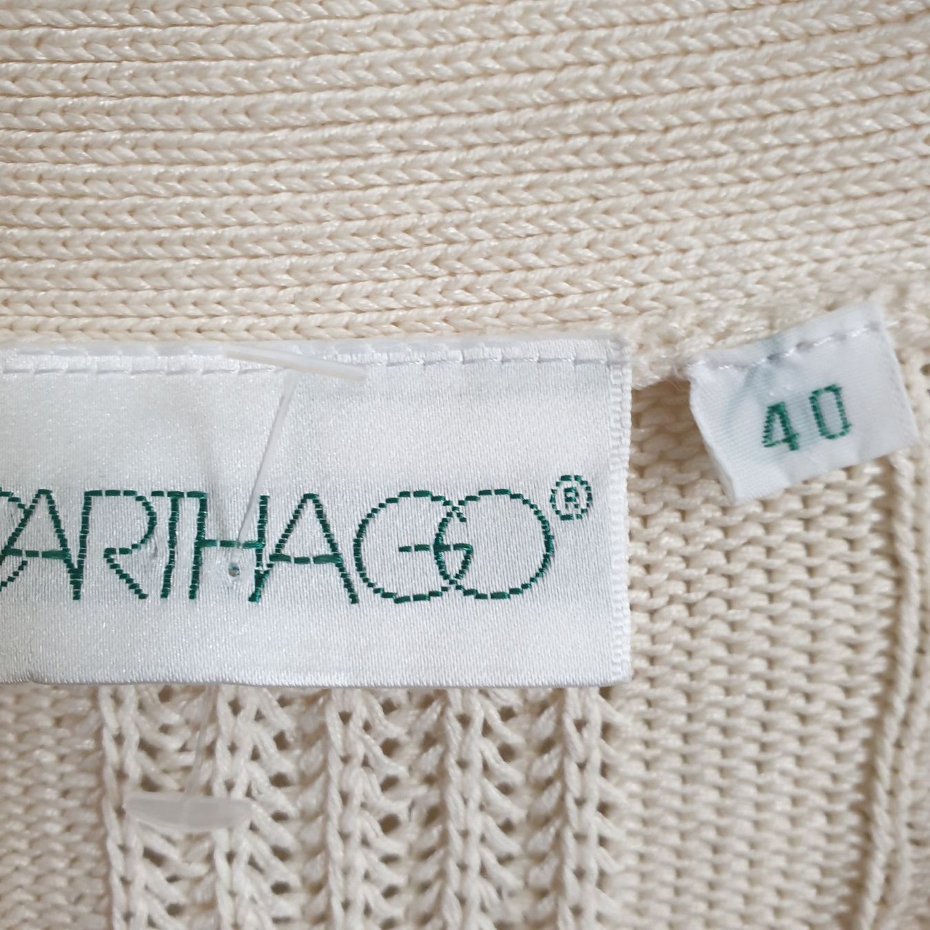 Giacche: CARTHAGO, Strickjacke Gr. 40, Seide/Baumwolle – Usato da Frenkendorf venduto da Chrigeli01 3