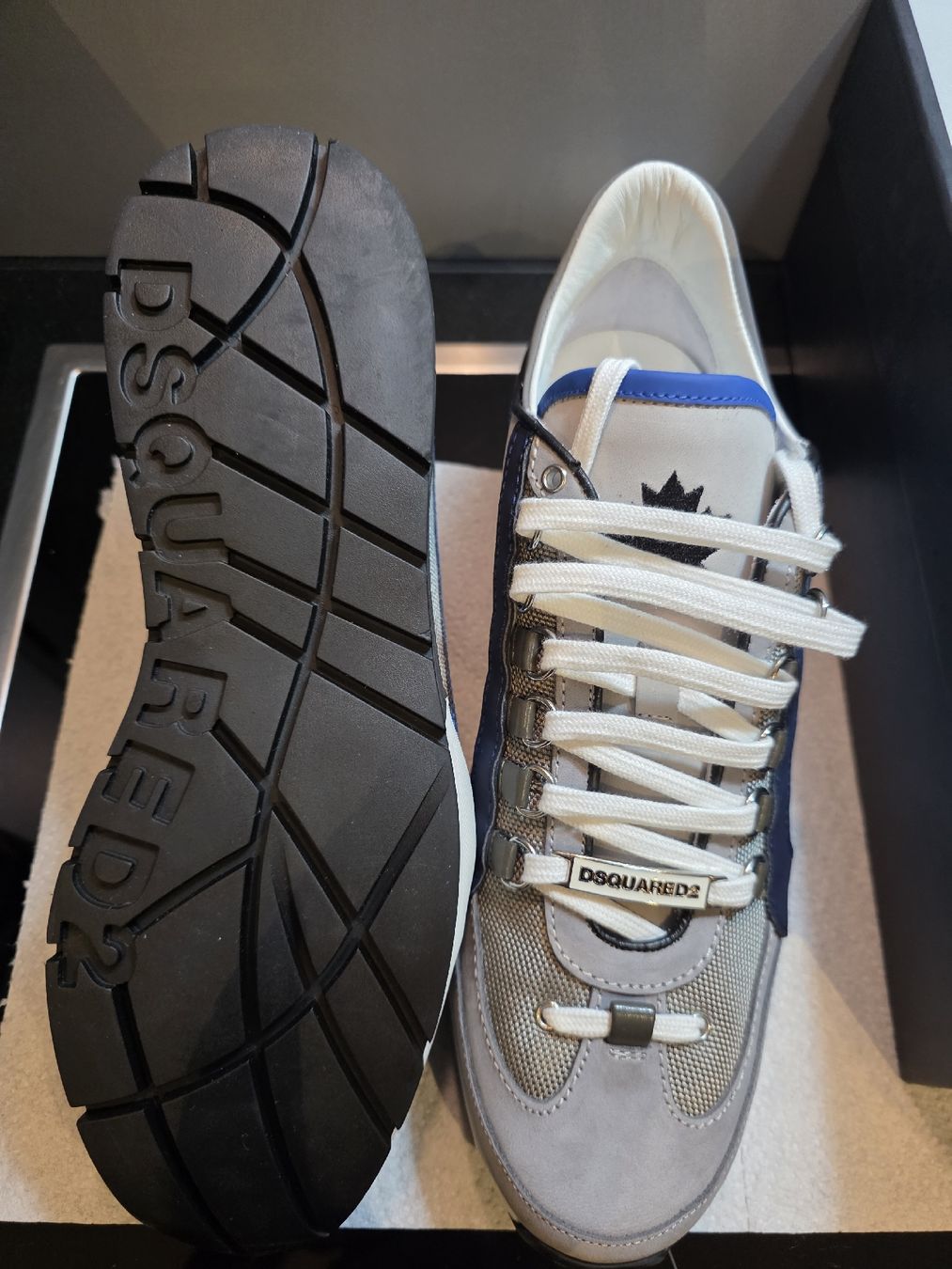 Dsquared2 Scarpe da uomo: DSQUARED2 Runner Turnschuhe Gr. 42 Herren Leder neu + Box – Nuovo e nell'imballaggio originale da Hägendorf venduto da bue_58km 2
