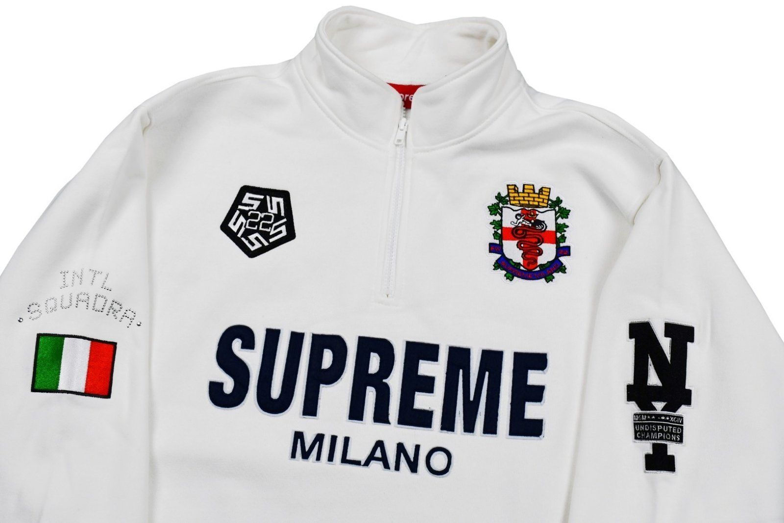 Pullover & Sweatshirts: Supreme Milano Half Zip Pullover – Neu (gemäss Beschreibung) aus Thun von Dativ 6