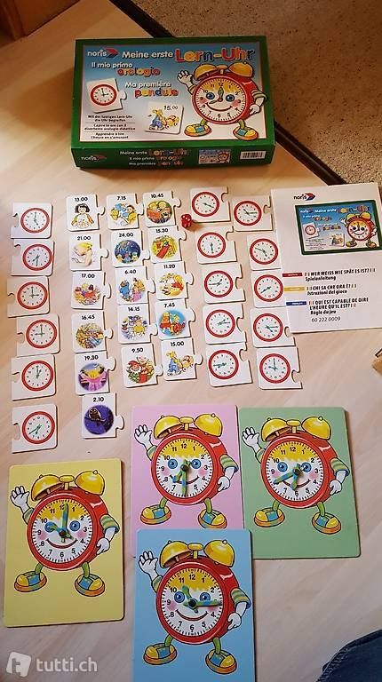 Spiele: Meine erste Lern-Uhr, noris – Gebraucht aus Schönengrund von lia_t65g