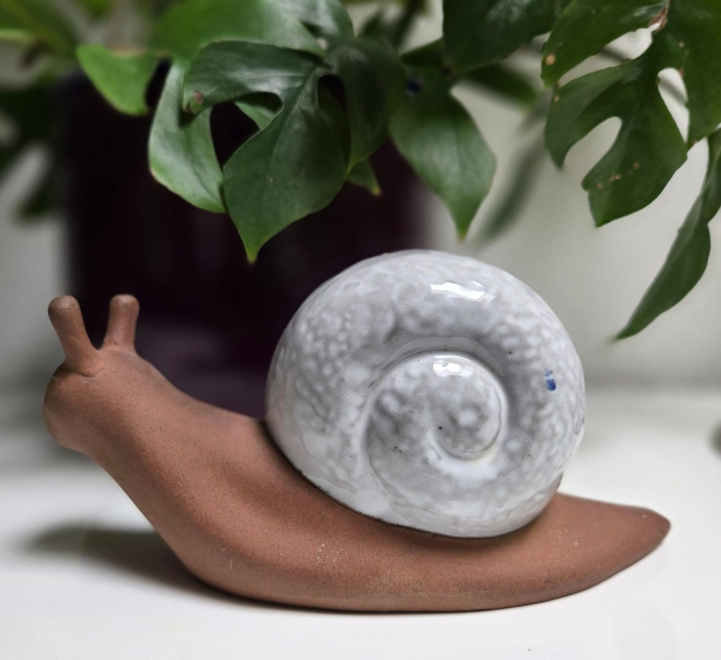 Figuren: Keramik Schnecke, süsse Deko – Gebraucht aus Rheinsulz von Gilea 4