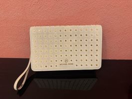 MICHAEL KORS Clutch beige Nieten mit Band guter Zustand