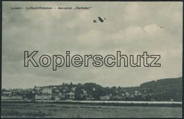 LUS Luzern - Flugsaison 1911 - Flugzeug • Herbster