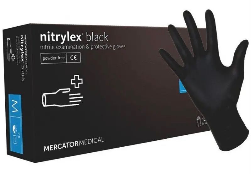Handschuhe & Handstulpen: Nitril Einweghandschuhe Schwarz – Neu und originalverpackt aus Luzern von Sommer_26