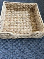 Woven Hyacinth Napkin Holder Tray for Summer Dining & Decor