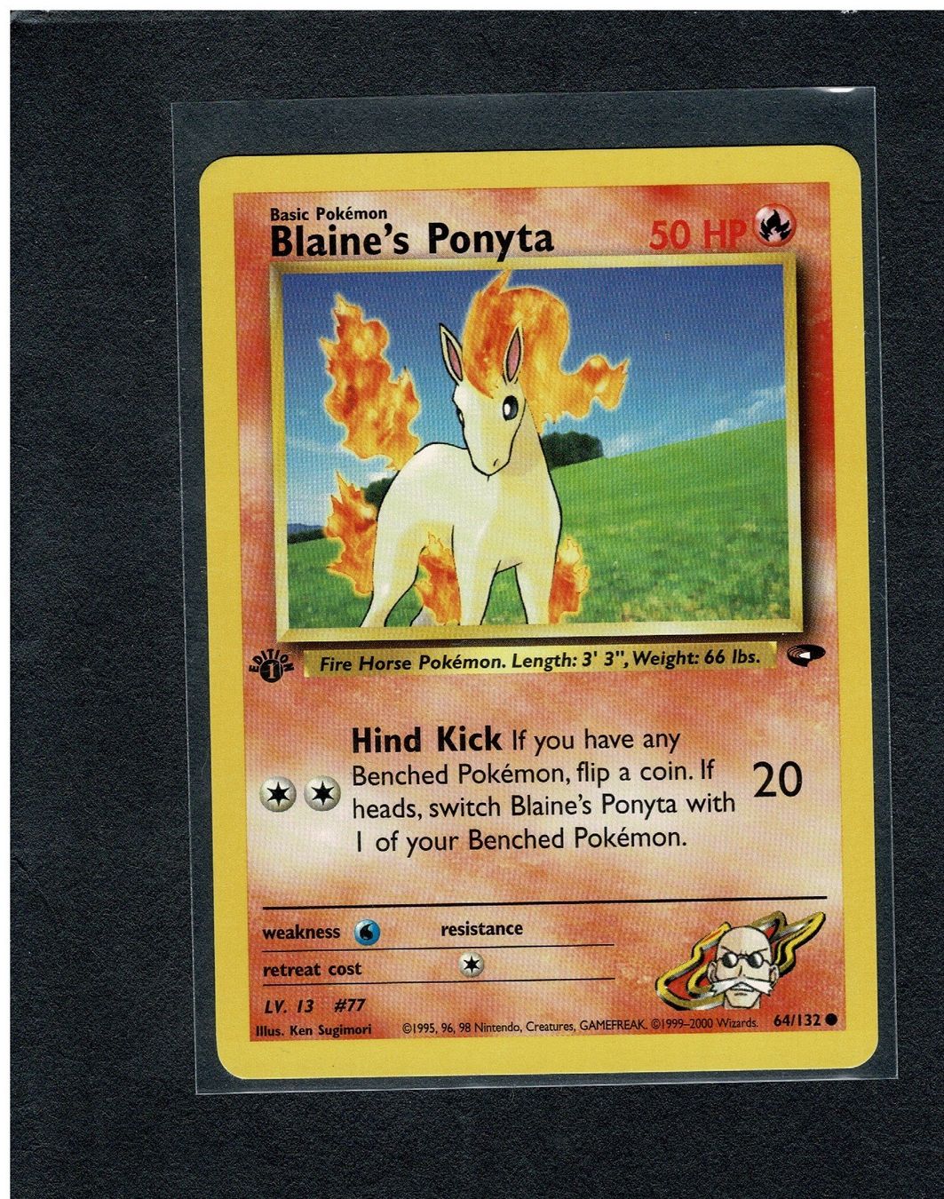 Pokémon Carte collezionabili: Blaine's Ponyta - 1st edition Gym Challenge – Usato da Giubiasco venduto da rude01