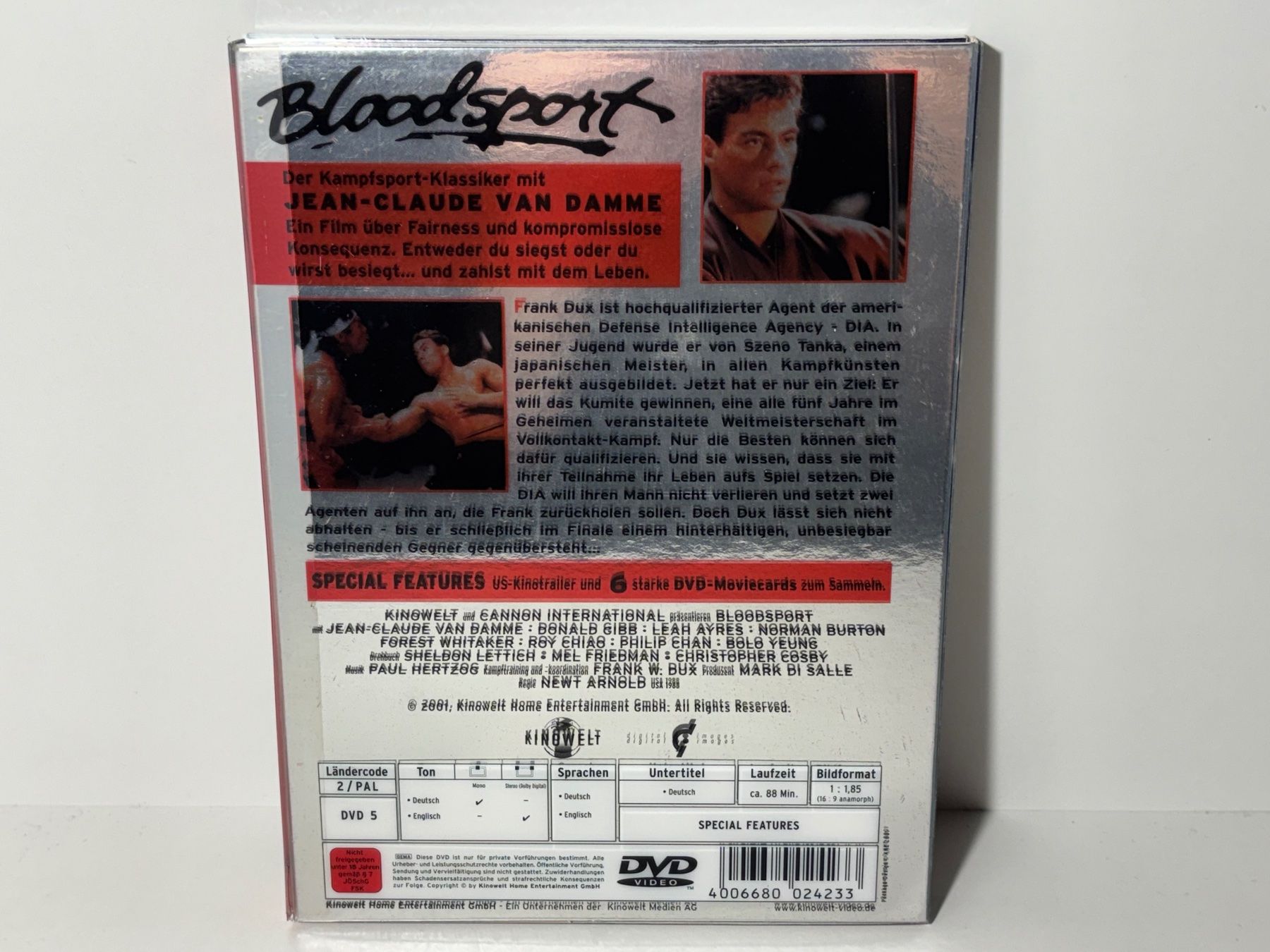 Tutti i DVDs: Bloodsport DVD – Usato da Wilderswil venduto da Sstriker 1