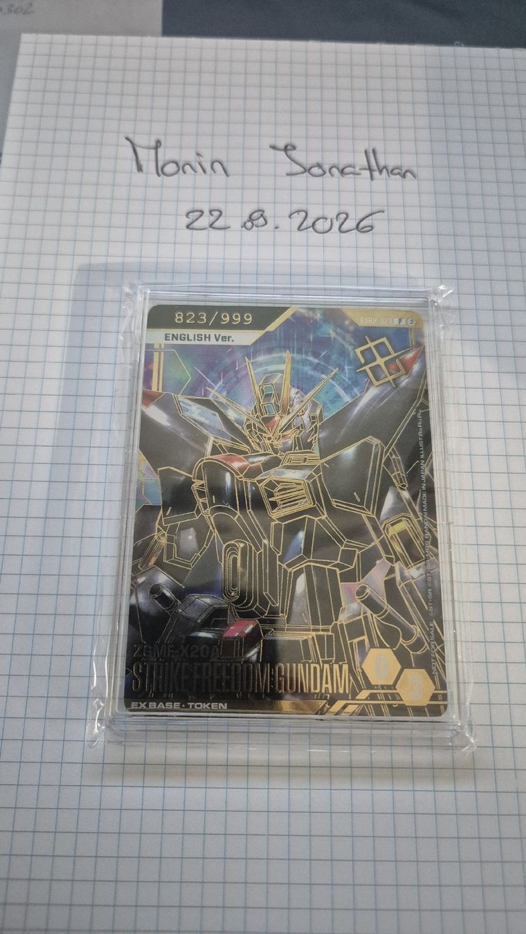 Bandai Sammelbilder & Trading cards: Gundam Card Ex Base EXBP-028 serialized – Neu (gemäss Beschreibung) aus Morges von PokeSwiss98
