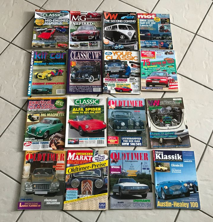 Oldtimer Magazine Oldtimer Zeitschriften ab ca. 1995 Diverse (Gebraucht ...