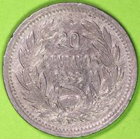 1938 / CHILE / 20 CENTAVOS - MÜNZE / SEHR GUT ERHALTEN !