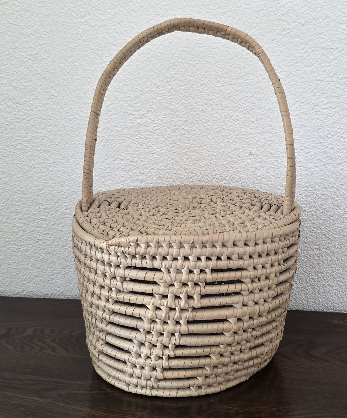 Altro per la casa: Korb mit Deckel rund beige Durchmesser  – Nuovo (secondo la descrizione) da Rheinsulz venduto da Gilea 4