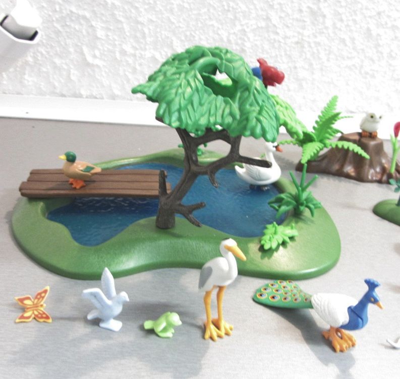 Playmobil herzige Wald und Wiesentiere mit Teich Kaufen auf Ricardo