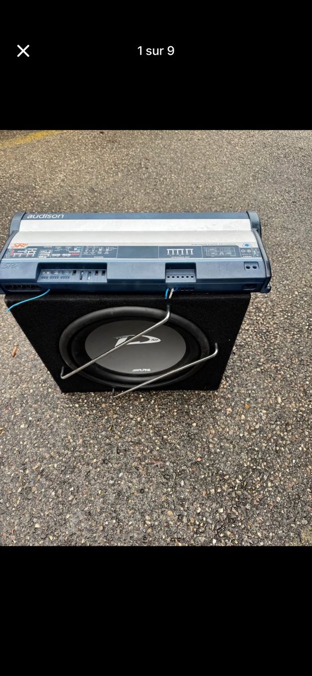 Amplificateurs: Amplificateur audison et caisson de basse alpine – D'occasion à gland par manuel062